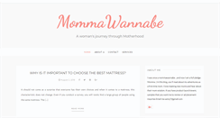 Desktop Screenshot of mommawannabe.com