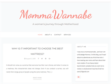 Tablet Screenshot of mommawannabe.com